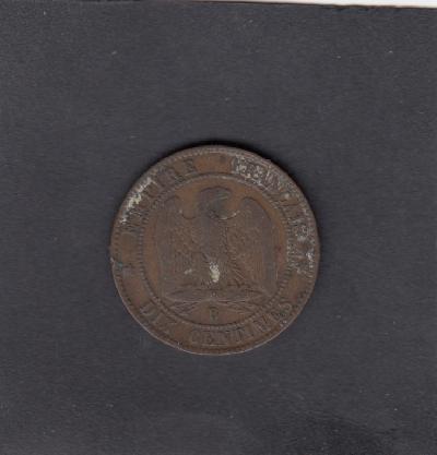 Beschrijving: 10 Centimes NAPOLEON III